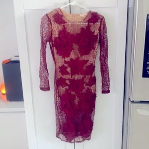 Crochet sexy dress . Zipper on the back . Stretch